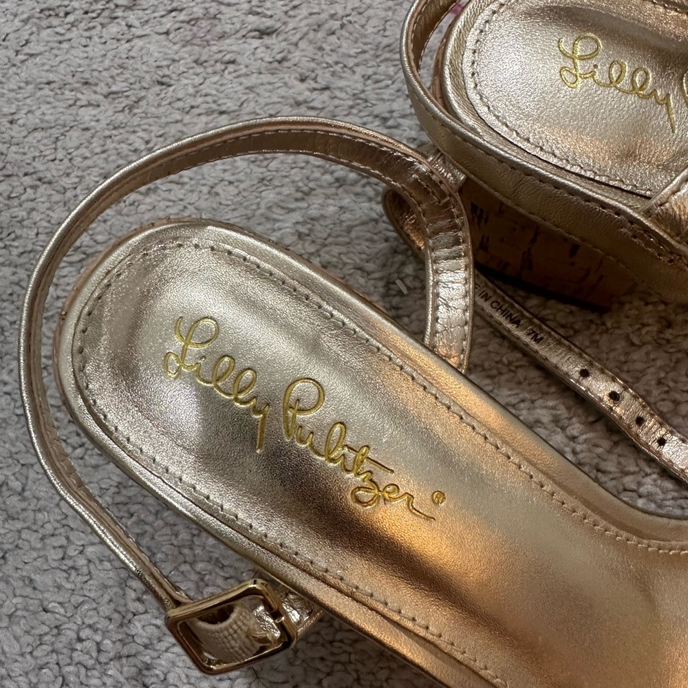 Gold sandal